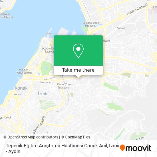 Tepecik Eğitim Araştırma Hastanesi Çocuk Acil map