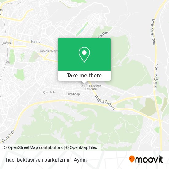haci bektasi veli parki map