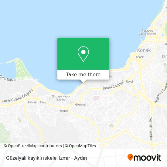 Güzelyalı kayıklı iskele map