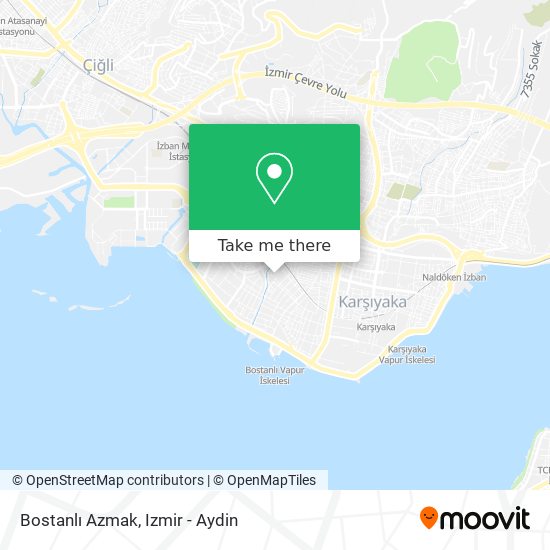 Bostanlı Azmak map