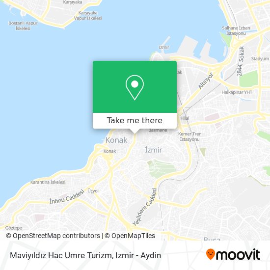 Maviyıldız Hac Umre Turizm map
