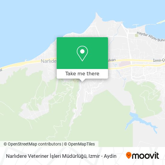 Narlıdere Veteriner İşleri Müdürlüğü map