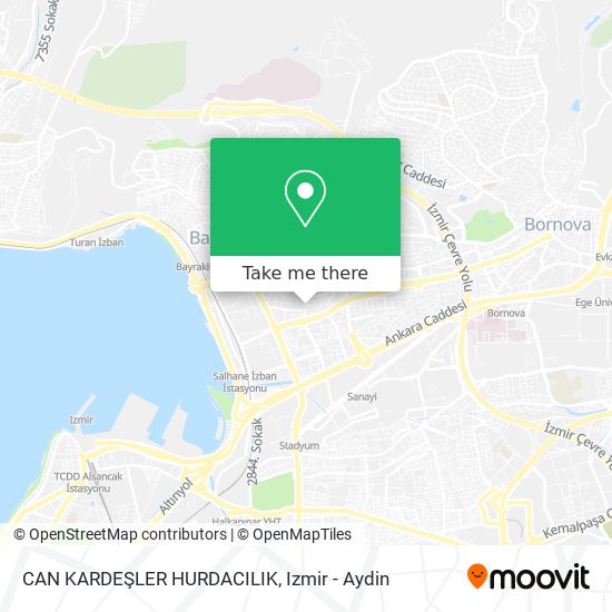 CAN KARDEŞLER HURDACILIK map