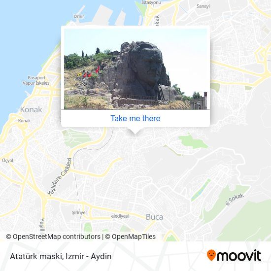 Atatürk maski map