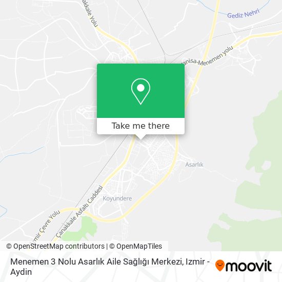 Menemen 3 Nolu Asarlık Aile Sağlığı Merkezi map