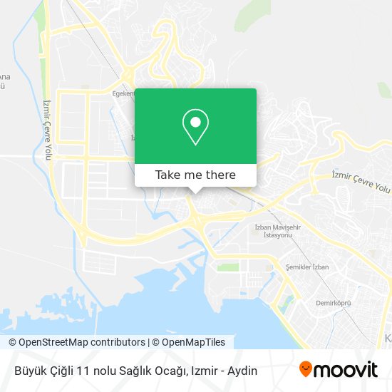 Büyük Çiğli 11 nolu Sağlık Ocağı map