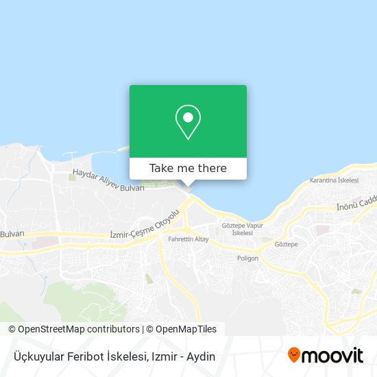 Üçkuyular Feribot İskelesi map