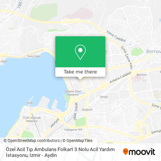 Özel Acil Tıp Ambulans Folkart 3 Nolu Acil Yardım İstasyonu map