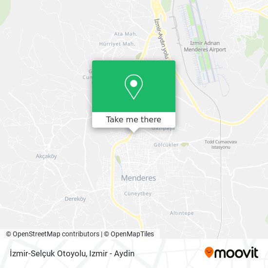 İzmir-Selçuk Otoyolu map