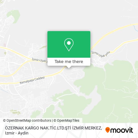 ÖZERNAK KARGO NAK.TİC.LTD.ŞTİ İZMİR MERKEZ map