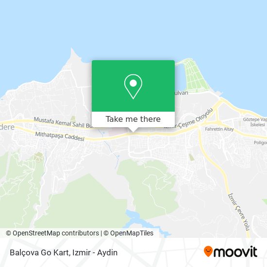 Balçova Go Kart map