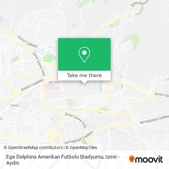 Ege Dolphins Amerikan Futbolu Stadyumu map