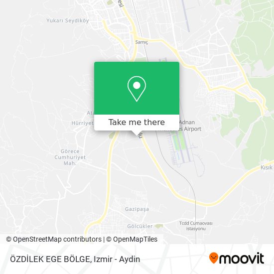 ÖZDİLEK EGE BÖLGE map