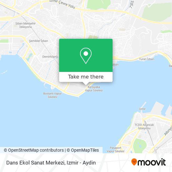Dans Ekol Sanat Merkezi map