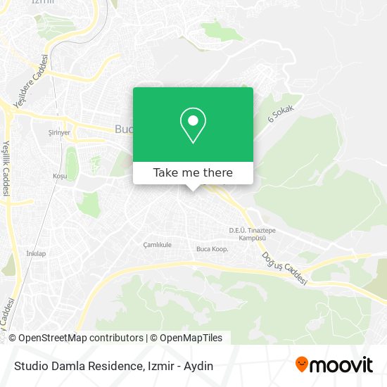 Studio Damla Residence map