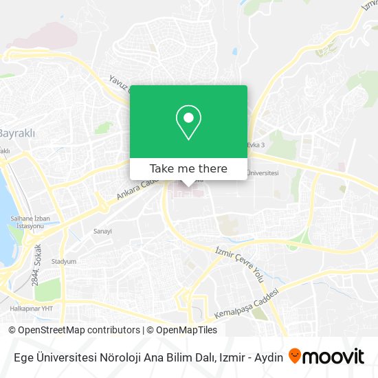 Ege Üniversitesi Nöroloji Ana Bilim Dalı map