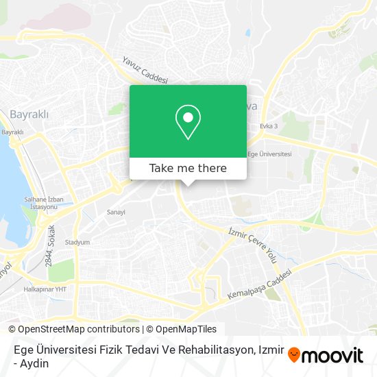 Ege Üniversitesi Fizik Tedavi Ve Rehabilitasyon map