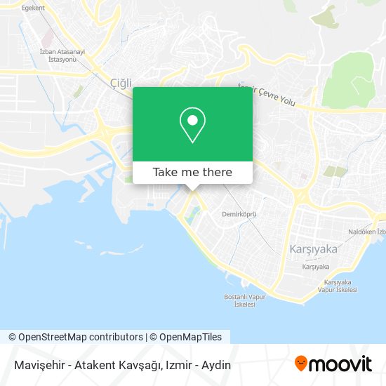 Mavişehir - Atakent Kavşağı map