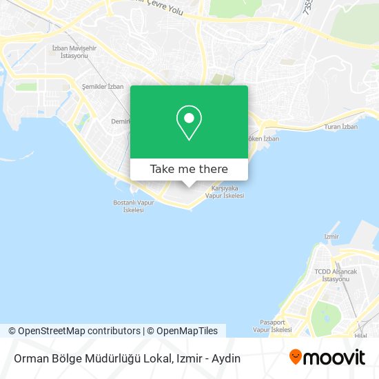 Orman Bölge Müdürlüğü Lokal map