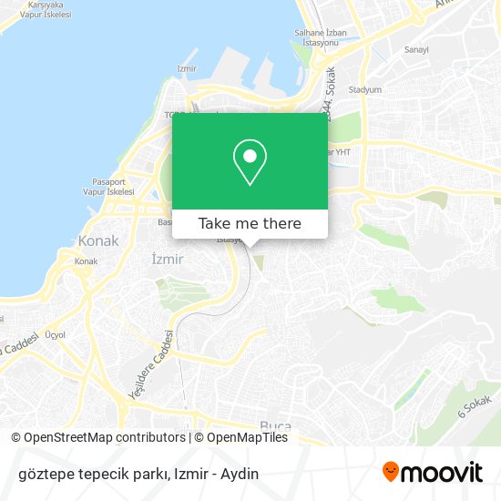 göztepe tepecik parkı map