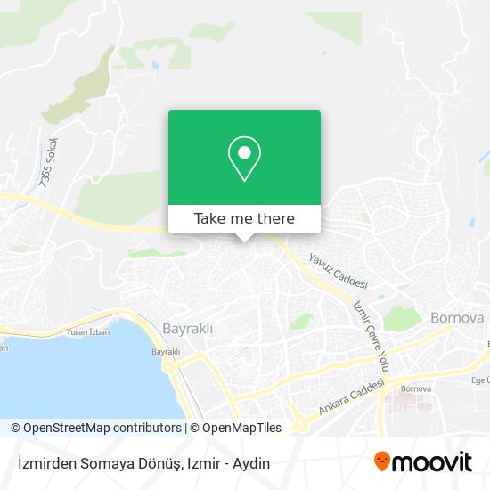 İzmirden Somaya Dönüş map