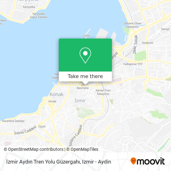 İzmir Aydın Tren Yolu Güzergahı map