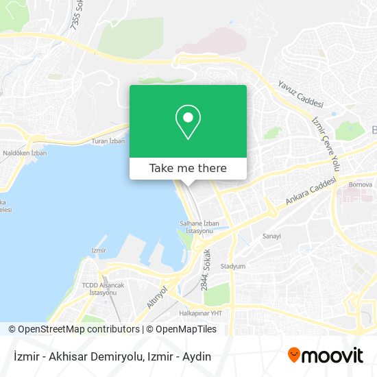 İzmir - Akhisar Demiryolu map