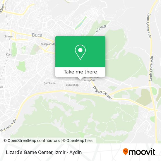 Lizard's Game Center map