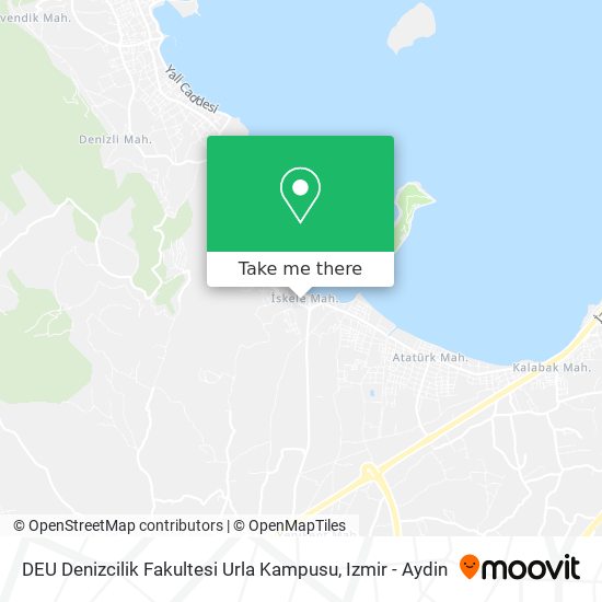 DEU Denizcilik Fakultesi Urla Kampusu map