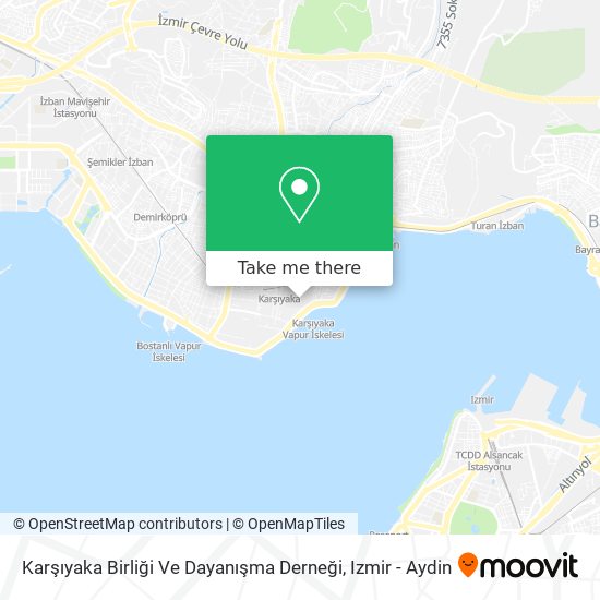 Karşıyaka Birliği Ve Dayanışma Derneği map