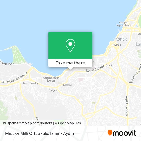 Misak-ı Milli Ortaokulu map