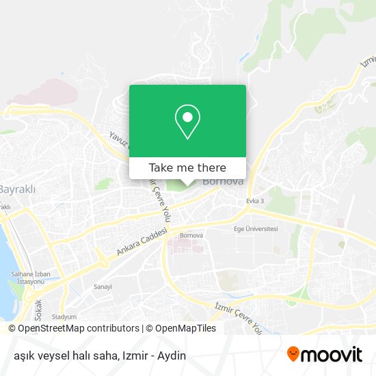 aşık veysel halı saha map