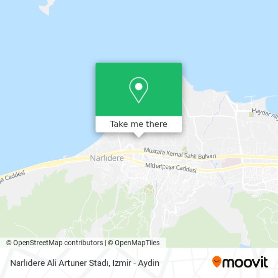 Narlıdere Ali Artuner Stadı map