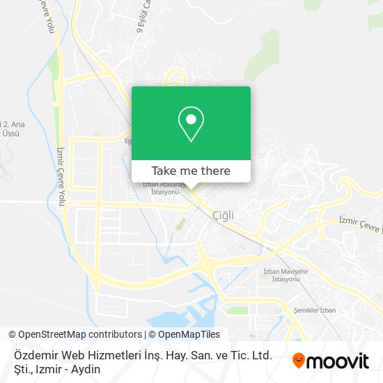 Özdemir Web Hizmetleri İnş. Hay. San. ve Tic. Ltd. Şti. map