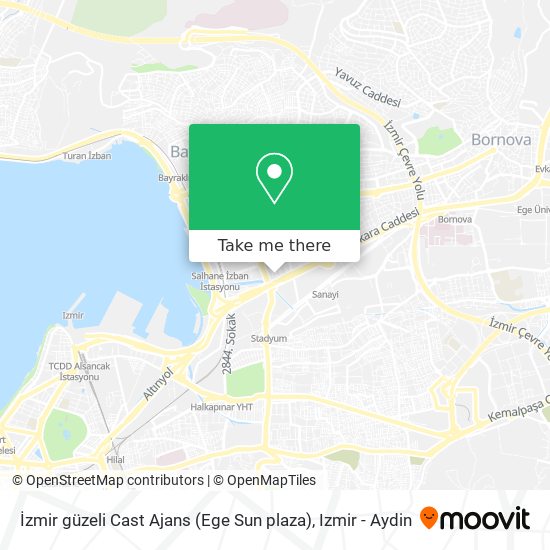 İzmir güzeli Cast Ajans (Ege Sun plaza) map
