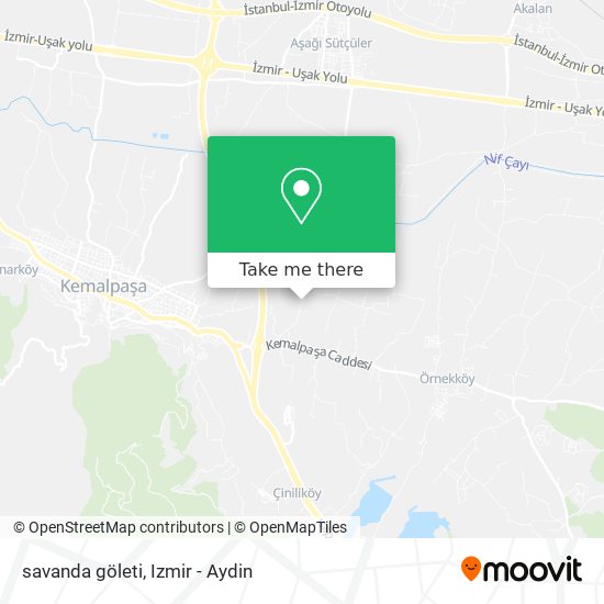 savanda göleti map