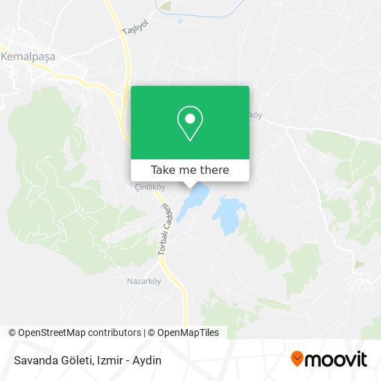 Savanda Göleti map