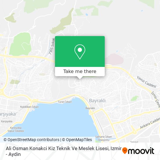 Ali Osman Konakci Kiz Teknik Ve Meslek Lisesi map