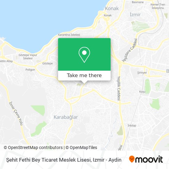 Şehit Fethi Bey Ticaret Meslek Lisesi map