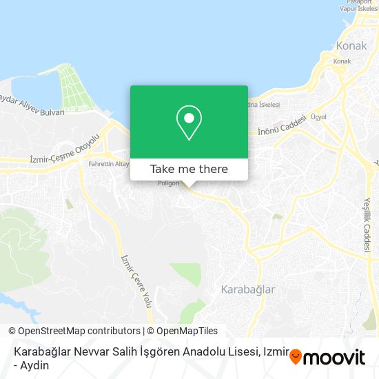 Karabağlar Nevvar Salih İşgören Anadolu Lisesi map
