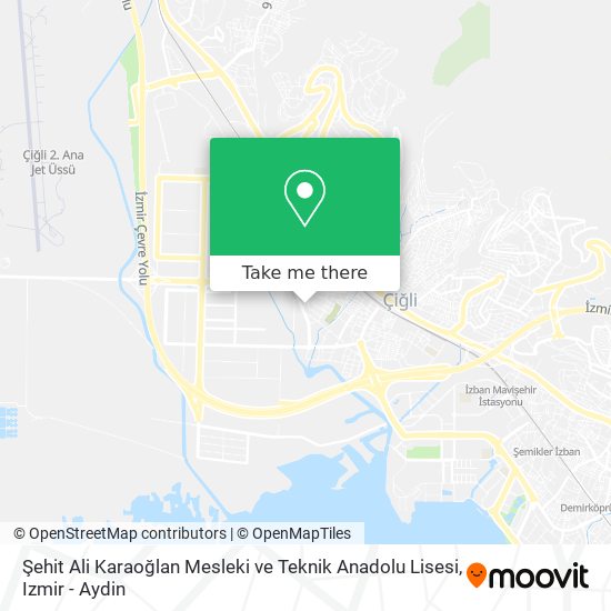 Şehit Ali Karaoğlan Mesleki ve Teknik Anadolu Lisesi map