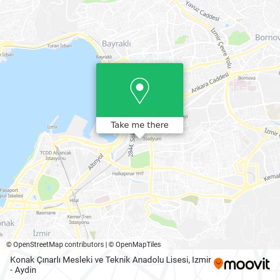 Konak Çınarlı Mesleki ve Teknik Anadolu Lisesi map
