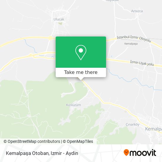 Kemalpaşa Otoban map