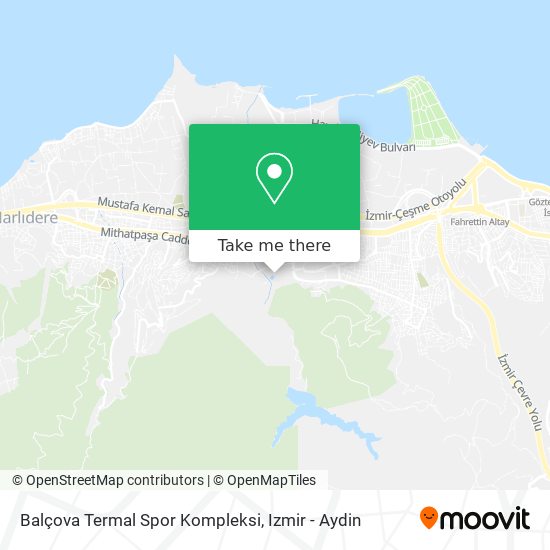 Balçova Termal Spor Kompleksi map