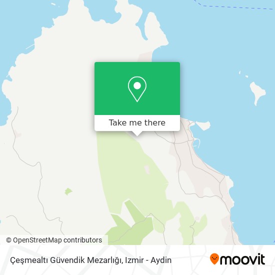 Çeşmealtı Güvendik Mezarlığı map