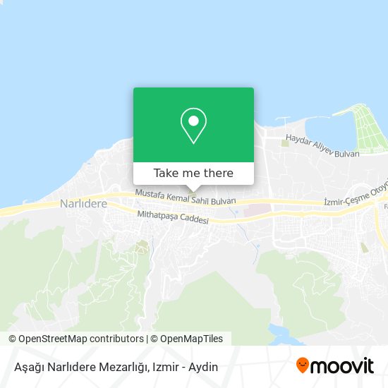 Aşağı Narlıdere Mezarlığı map