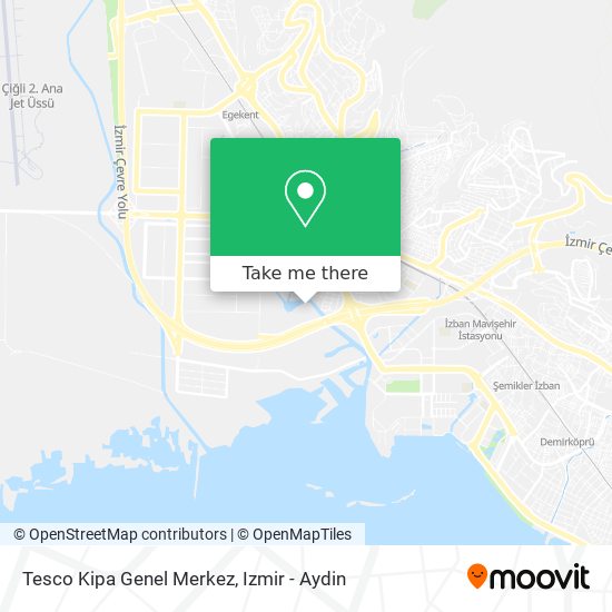 Tesco Kipa Genel Merkez map