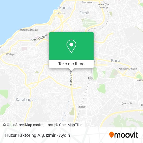 Huzur Faktoring A.Ş map