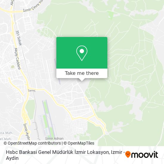 Hsbc Bankasi Genel Müdürlük İzmir Lokasyon map