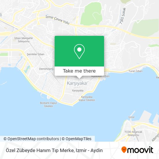Özel Zübeyde Hanım Tıp Merke map